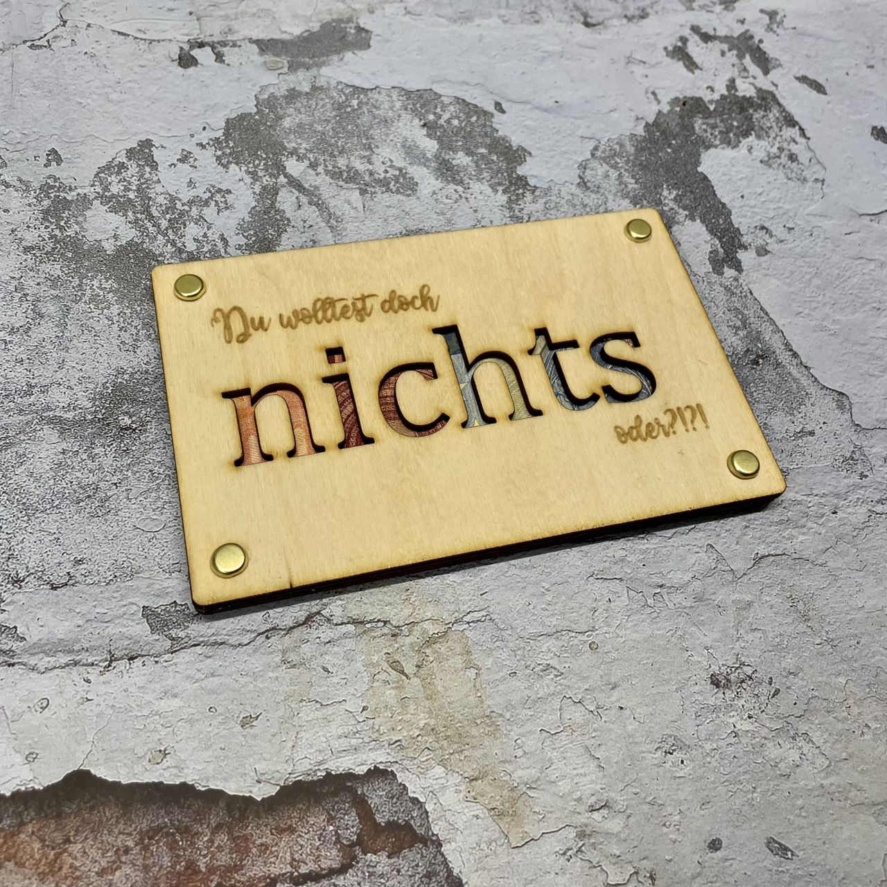 Geldgeschenk "Du wolltest doch NICHTS oder?!?!" | GEBURTSTAG | WEIHNACHTEN | Geschenk