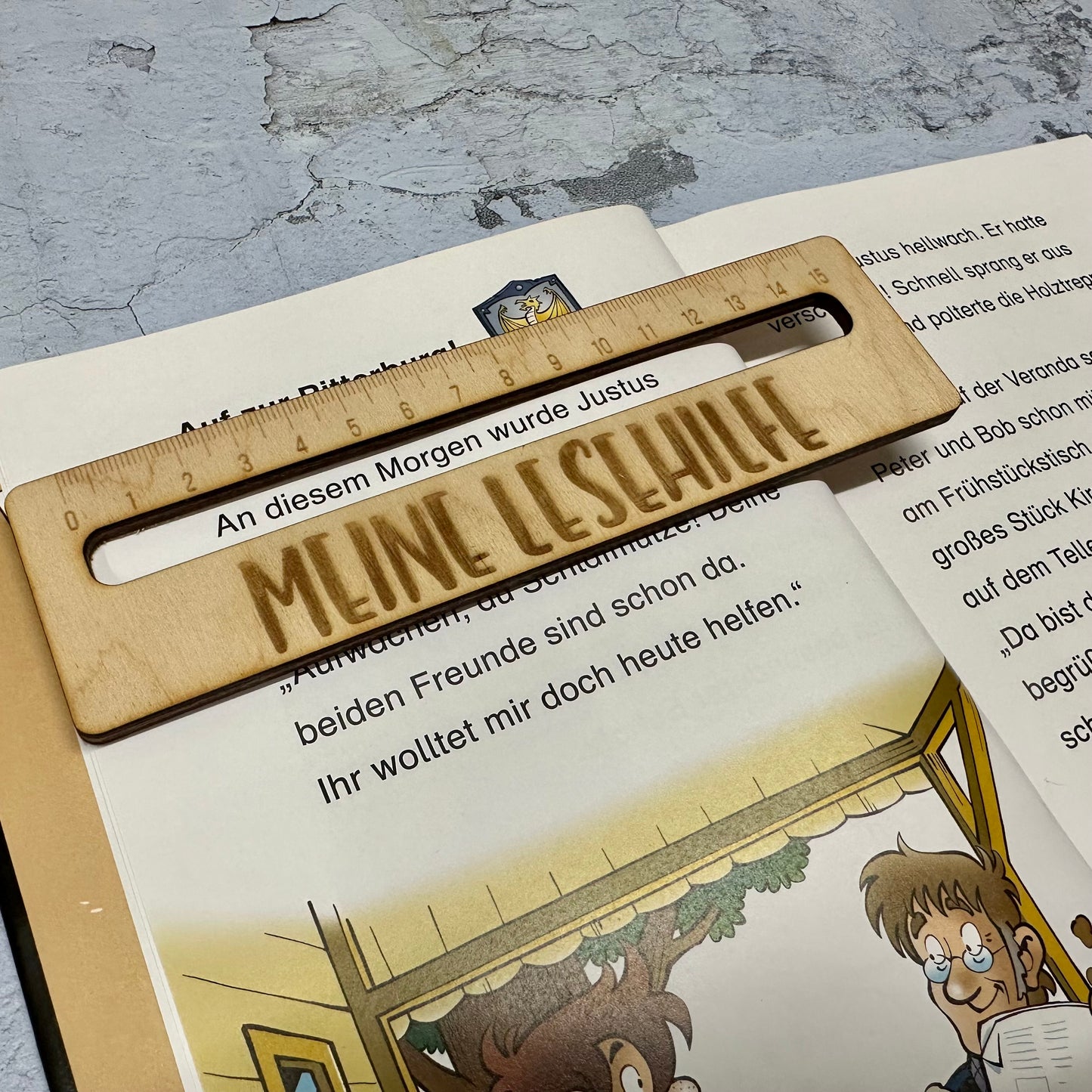 Lesehilfe inkl. Lineal l Hurra Schulkind | Einschulung | Endlich Schulkind