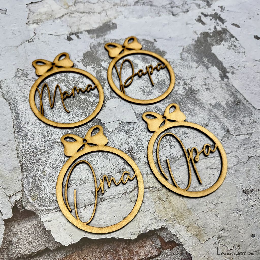 Geschenkanhänger mit Namen | PERSONALISIERT | WEIHNACHTEN