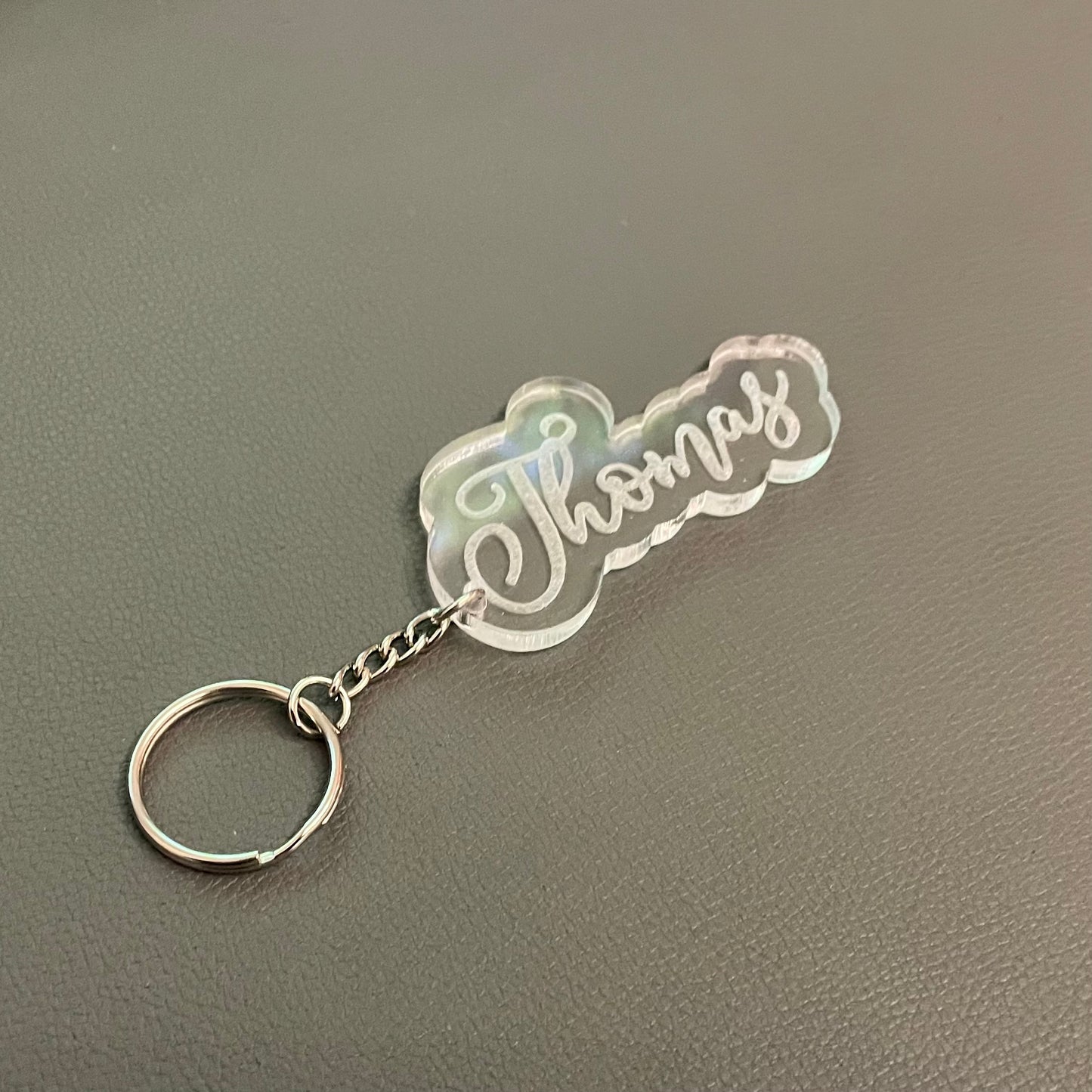 Schlüsselanhänger mit Name aus Acryl l Wunschtext | INDIVIDUELL | Personalisierbar