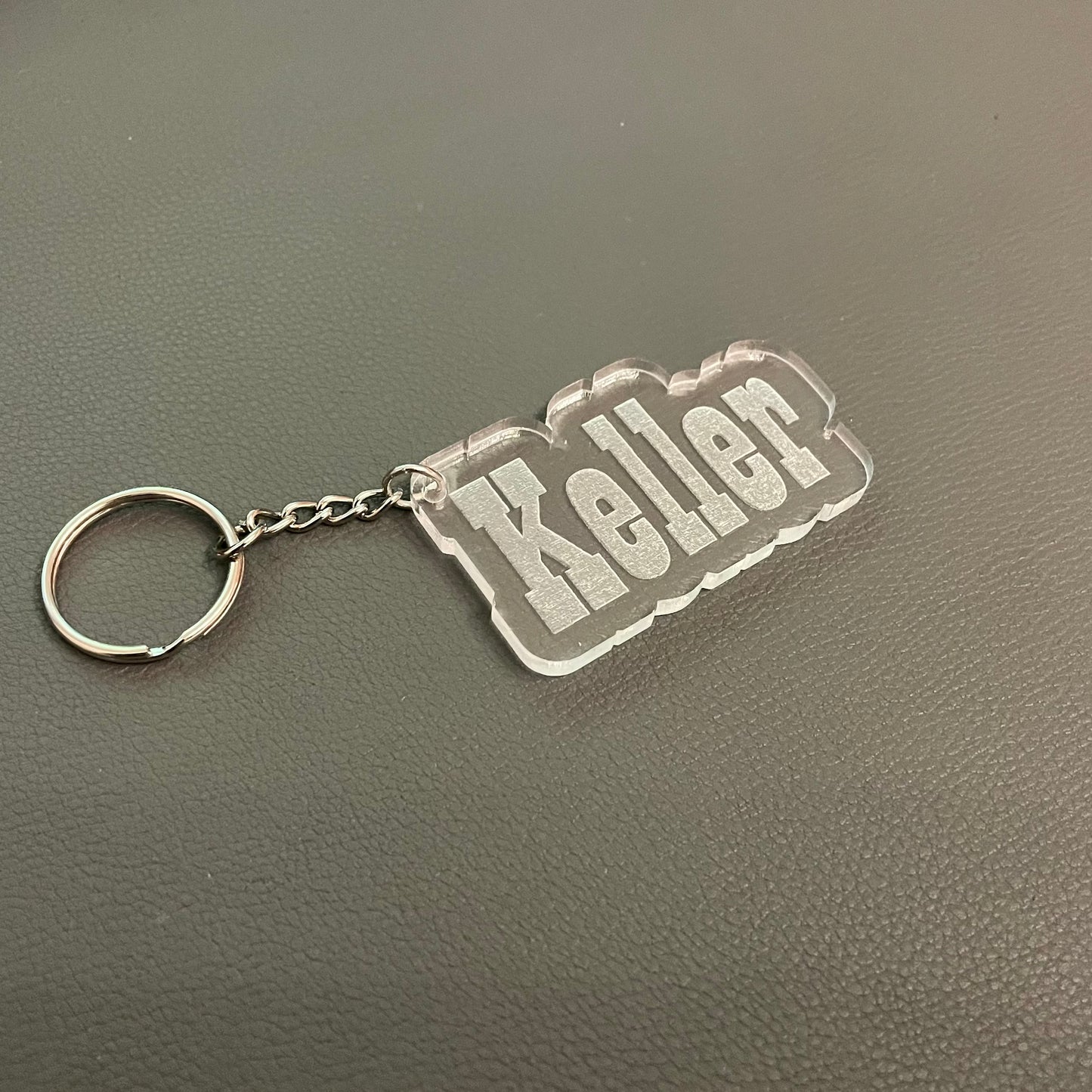 Schlüsselanhänger mit Name aus Acryl l Wunschtext | INDIVIDUELL | Personalisierbar