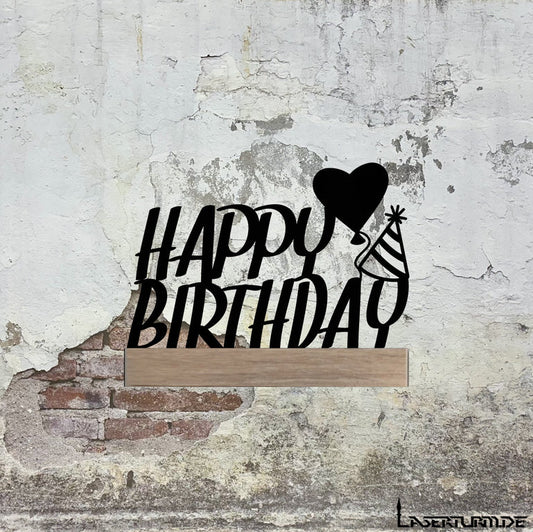 Deko Aufsteller | Happy Birthday | Geburtstag