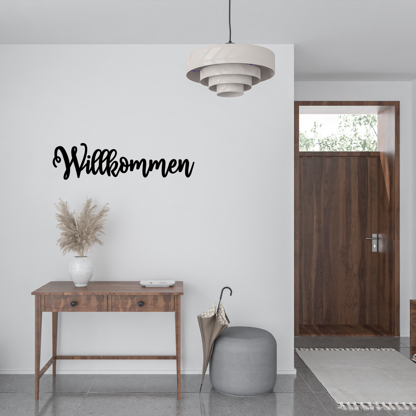 3D Deko Schriftzug "Willkommen" l WANDDEKO | EINGANGSBEREICH | ZUHAUSE